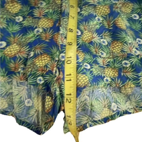 Mine blue shorty pineapple shorts size large - Picture 3 of 5